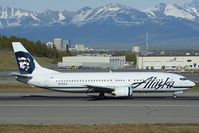 N713AS @ PANC - Alaska Airlines Boeing 737-400