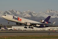 N528FE @ PANC - Fedex MD11