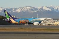 N705AS @ PANC - Alaska AIrlines Boeing 737-400