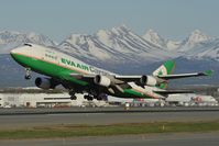 B-16401 @ PANC - Eva Air Boeing 747-400