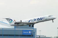 S5-AAJ @ EGCC - Adria Airways - by Chris Hall