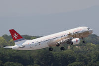 9H-AEO @ LOWW - Air Malta Airbus A320 - by Thomas Ranner