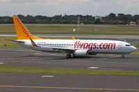 TC-CPB @ EDDL - Pegasus Airlines, Boeing 737-82R (WL), CN: 38177/3947, Name: Doga - by Air-Micha