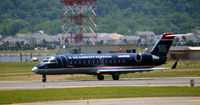N410AW @ KDCA - Takeoff DCA - by Ronald Barker
