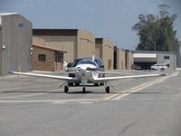 N513JS @ CNO - Starting to taxi - by Helicopterfriend