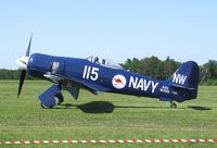 F-AZXJ @ LFFQ - Hawker Sea Fury FB11 at the Meeting Aerien 2012, La-Ferte-Alais - by Ingo Warnecke