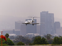 N417C @ KSMO - N417C arriving on RWY 21 - by Torsten Hoff