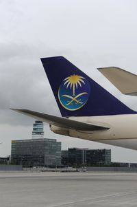 TF-AMU @ LOWW - Saudia Boeing 747-400 - by Dietmar Schreiber - VAP