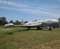 51-4353 @ 9G6 - Found this old T-Bird accidently on the internet and went out to find her. She been retired from the USAF since the early sixties, she still has Buzz Numbers on her, they were dropped from use in the sixties. - by Ironramper