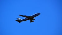 UNKNOWN @ KDCA - USAF B747 OVERFLY DCA - by Ronald Barker