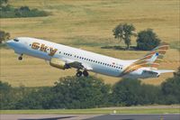 TC-SKG @ EDDR - Boeing 737-4Q8 - by Jerzy Maciaszek