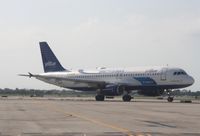 N510JB @ KPBI - Airbus A320