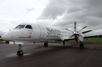 SE-LRA @ ESCF - Saab 2000 Swordfish MPA parked on the platform of Malmen air base, Sweden. - by Henk van Capelle