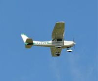 N45203 - Oops, meant to say flew over in Swanton, VT on July 9, 2012 at 10:34AM, not the 8th in the previous photo.  Assume plane was heading to Highgate Airport or maybe just following I-89. - by Bob