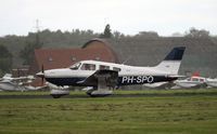 PH-SPO @ EGLD - Photo taken while it was raining. - by Clive Glaister
