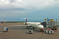N977DL @ NAS - At the gate at Nassau International