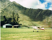 ZK-CGG - Charlie Golf Golf at Dingleburn station 1980 - by Brian Gooch