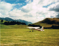 ZK-CGG - Charlie Golf Golf at Dingleburn station - by Brian Gooch