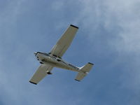 N555CV @ SZP - 1976 Cessna 172M SKYHAWK, Lycoming O&VO-360 180 Hp upgrade by STC, another takeoff climb Rwy 22 - by Doug Robertson