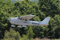 N2467Q @ 4B8 - Departure on runway 2. - by Mark K.
