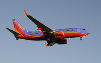 N961WN @ KLAX - Arriving at LAX on 24R - by Todd Royer