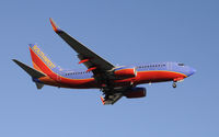 N254WN @ KLAX - Arriving at LAX on 24R - by Todd Royer
