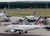 F-GUGE @ EDDF - Moments before lining up for take-off back to CDG..... - by Holger Zengler