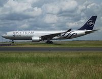B-6528 @ LFPG - Delivered new and ferried from TLS to CAN on 23/24-02-2011 already clad in Skyteam dress, B-6528 can accomodate 4 passengers in First, 24 in Business, 48 in premium economy and 142 in standard