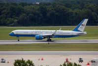 98-0001 @ ORF - Air Force One rolling out on RWY 5 after arrival from Andrews AFB. President Obama is in the area campaigning for re-election. He flew in one of the C-32As for this trip.
