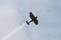 N56878 - Pulling out of a formation of GA planes, this PT-17 (41-8153) is performing the 