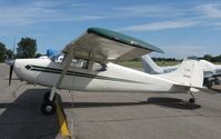 N9186A @ KAXN - Cessna 170A on the line. - by Kreg Anderson