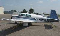 N57672 @ KAXN - Mooney M20J on the line. - by Kreg Anderson