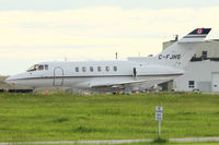 C-FJHS @ CYYC - At Calgary - by Terry Fletcher