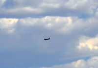 N7227C @ KPUB - B-17 in the Pueblo traffic pattern