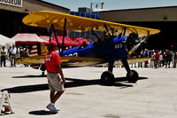 N67823 @ PSP - Taxiing for a pleasure flight at Palm Springs Air Museum - by Jeff Sexton