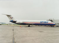 N969ML @ CYYZ - Spirit Airlines operated a few charter flights from Toronto, Canada during the 1990s. - by Paul Giannico