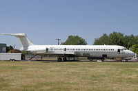 N826TH @ HIO - This MD-87 is being converted to a fire bomber! - by Duncan Kirk