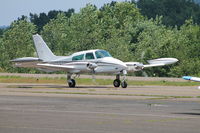 N7667Q @ 4B8 - N7667Q taxiing back to its parking after a flight from Franklin County State. - by Mark K.