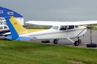 C-GJHM @ CYBW - 1981 Cessna A185F, c/n: 18504203