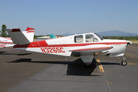 N3265C @ TTD - I like Bonanza's with tip tanks. How much extra range do they get? - by Duncan Kirk
