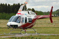 C-FHIN @ CFE7 - At Kananaskis Village Helistop Airport - by Terry Fletcher