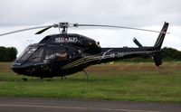 HB-ZOO @ EGTB - Ex: F-HOLF > HB-ZOO - Operated by, Heli-Alpes SA,Switzerland and owned to, Sable Air Aps, Denmark. - by Clive Glaister