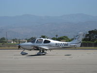 N327BB @ OXR - 2006 Cirrus SR22 G2, Continental IO-550-N 310 Hp with Tornado Alley Turbo twin turbonormalizers and twin intercoolers upgrade by STC. Cirrus later offered a factory turbo version of the SR22 w/ C TSIO-550-K 315 Hp w/ 7.5/1 CR - by Doug Robertson