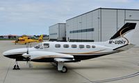 M-USHY @ EGSH - Sharing the SaxonAir apron ! - by keithnewsome
