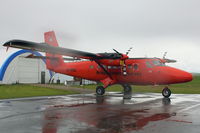VP-FBC @ CYBW - De Havilland Canada DHC-6-300 Twin Otter, c/n: 787 on maintenance at Springbank , Alberta