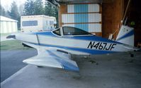 N467JF @ AWO - Cecil Hendericks Thorp t-18  Aircraft was destroyed on Thursday, August 26, 2010 in Willcox, AZ
NTSB Identification: WPR10LA429 - by Mark Peterson