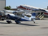 N1681G @ CNO - Parked on the southside of Plames Of Fame museum - by Helicopterfriend