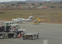 PT-RIW @ SBCN - Corisco II at SBCN, Caldas Novas, by side PT-YDU start engine - by J C Silveira Junior