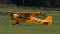 G-NCUB @ EGTH - 3. G-NCUB arriving at Old Warden prior to Shuttleworth Sunset Air Display, July 2012