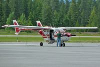 N9CS @ 65S - 1973 Cessna T337G, c/n: P3370122 at Bonners Ferry - by Terry Fletcher